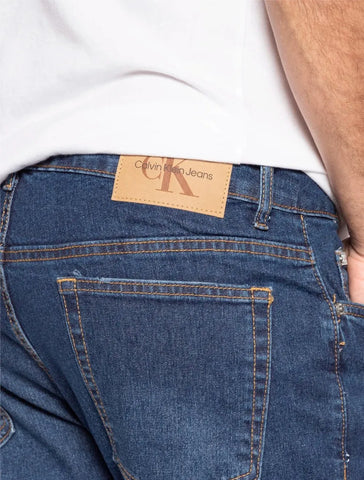 CALCA CKJ MAS JEANS SKINNY 5 POCKETS AZUL MEDIO