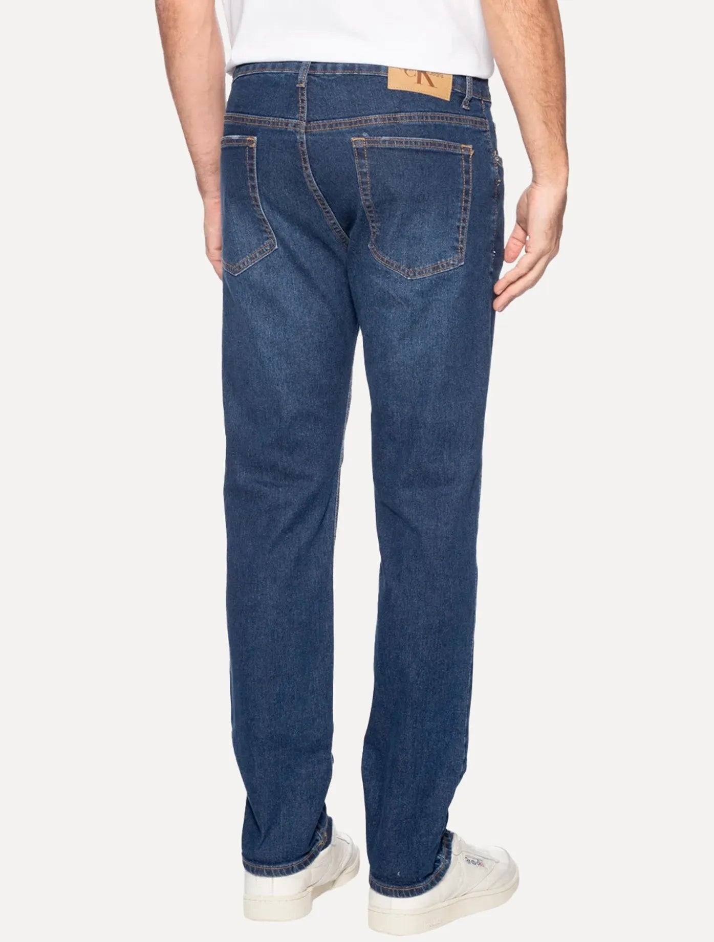 CALCA CKJ MAS JEANS SKINNY 5 POCKETS AZUL MEDIO