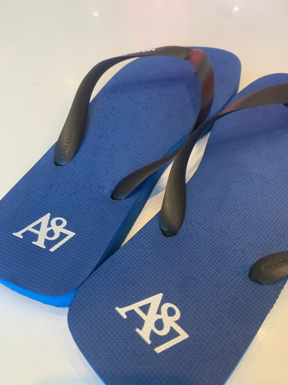 CHINELO MASC BASICA A87 AEROPOSTALE AZUL