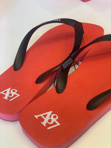 CHINELO MASC BASICA A87 AEROPOSTALE VERMELHO