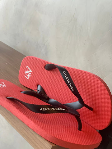 CHINELO MASC BASICA A87 AEROPOSTALE VERMELHO