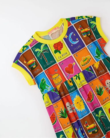 VESTIDO MALHA SUERTE FABULA ESTAMPADO