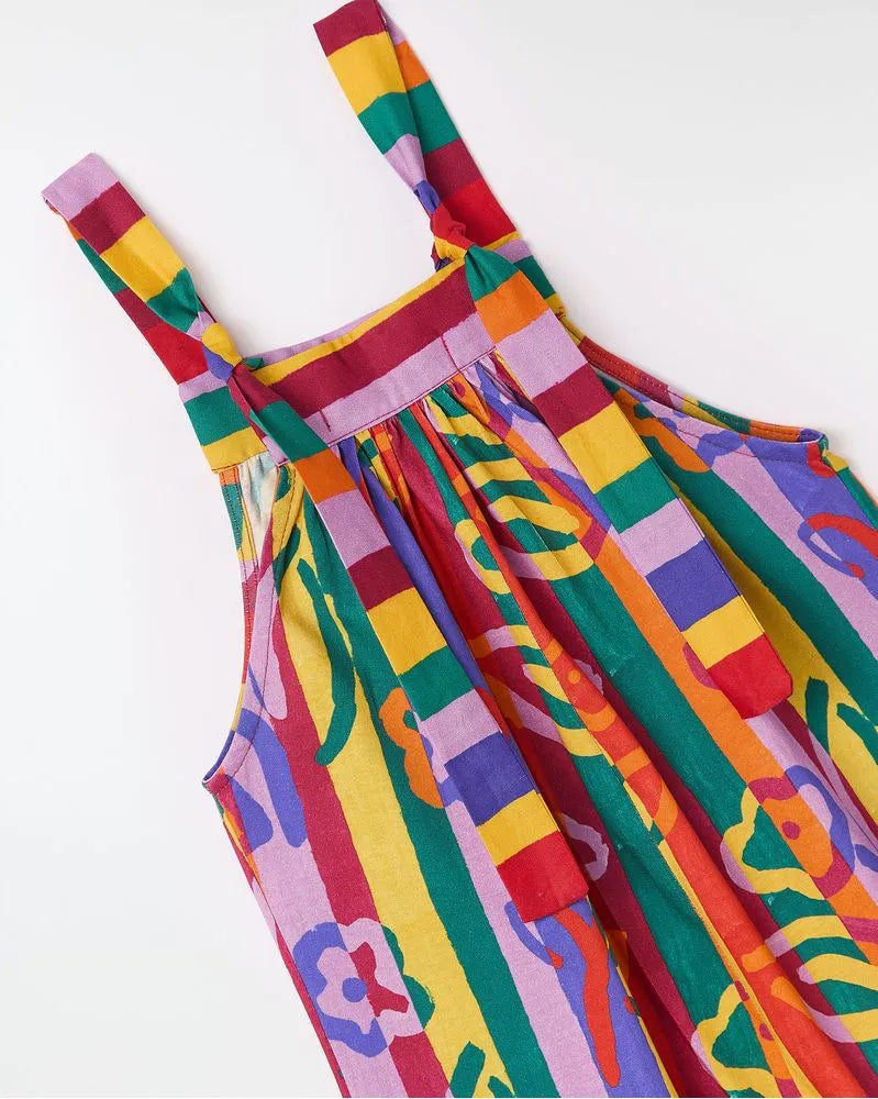 MACACAO FEM MALHA FLOR DE RAYS FABULA ESTAMPADO