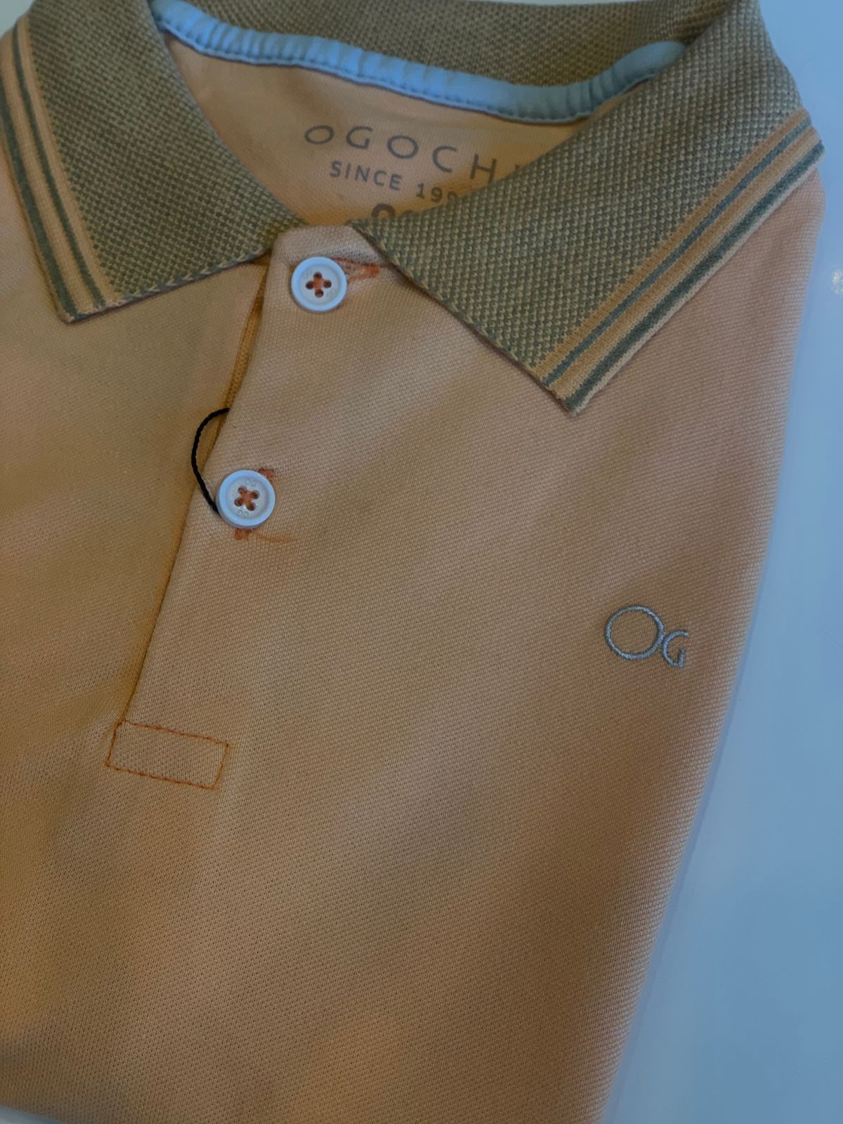 POLO OGOCHI INF MC CASUAL SLIM LARANJA 1139