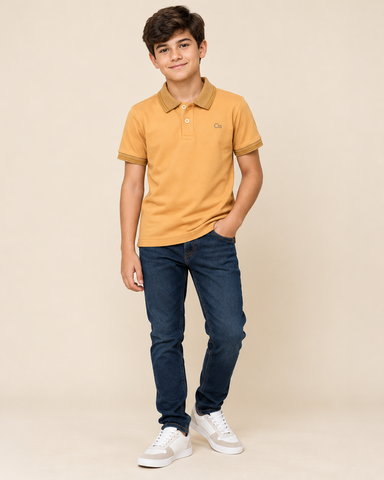 POLO OGOCHI INF MC CASUAL SLIM LARANJA 1139