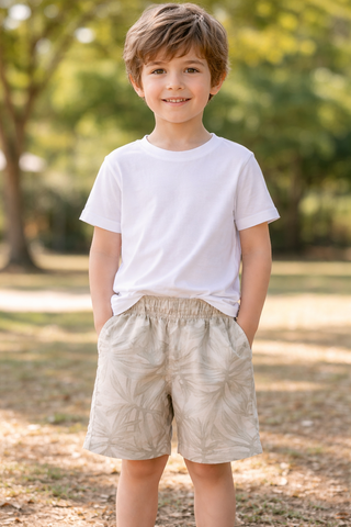 BERMUDA OGOCHI INF BOXER EST ESSENCIAL CINZA 9745