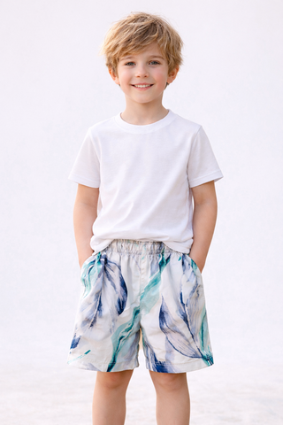 BERMUDA OGOCHI INF BOXER EST ESSENCIAL BRANCO 9757