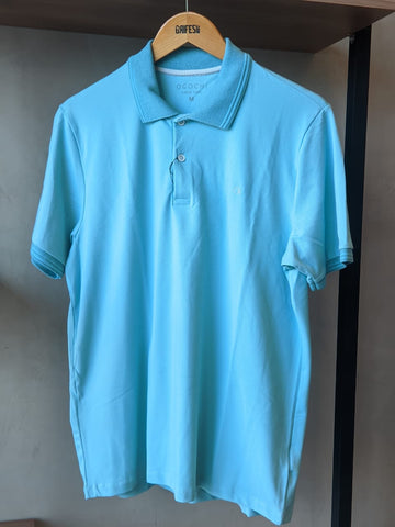 POLO MAS MC CASUAL SLIM PIQUET OGOCHI AZUL CLARO 4021