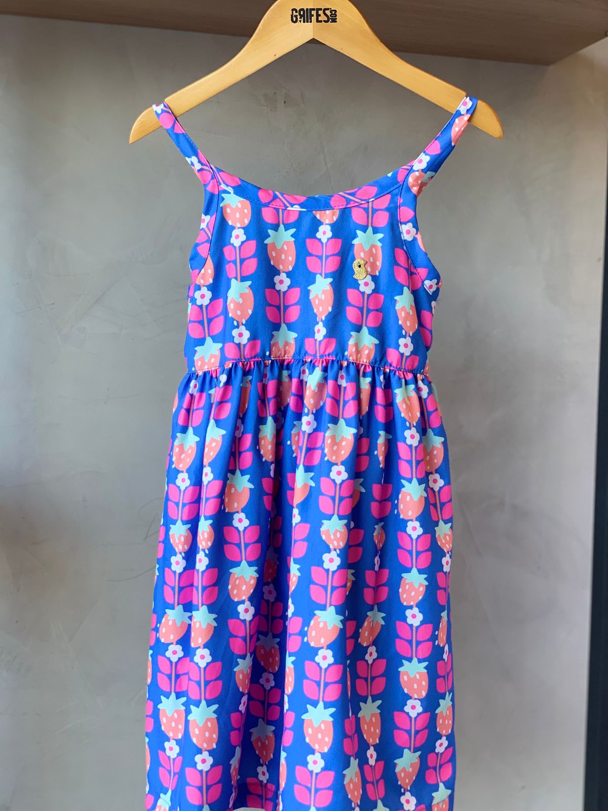 VESTIDO FEM BASIQUINHO FUN AZUL