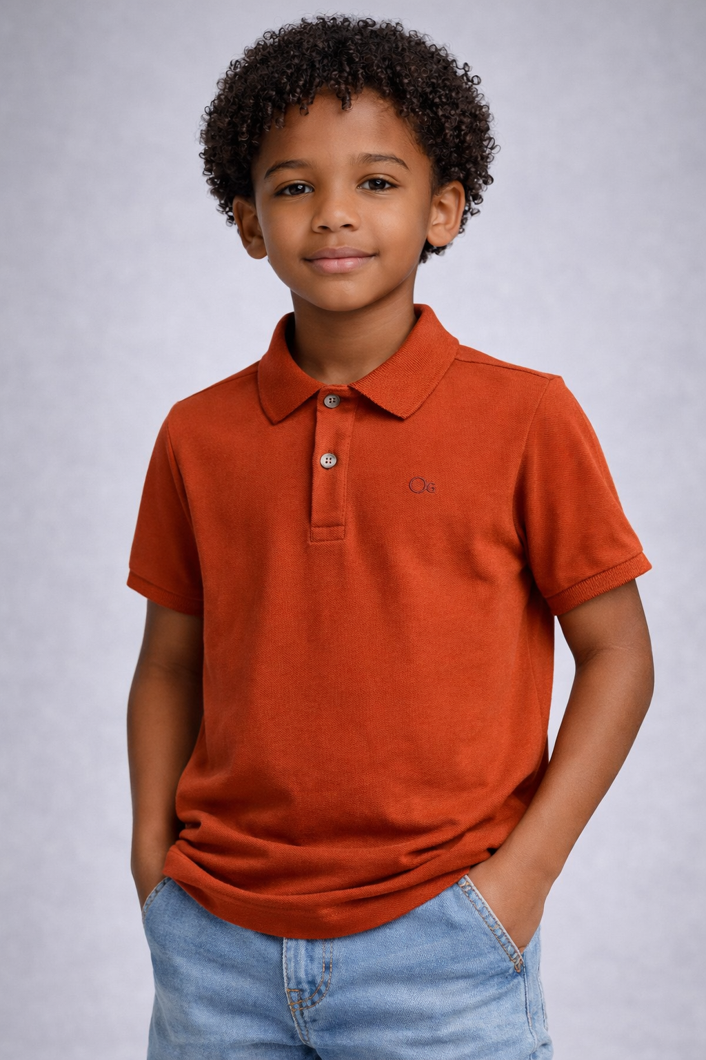 POLO OGOCHI INF MC ESSENCIAL SLIM FERRUGEM 1250