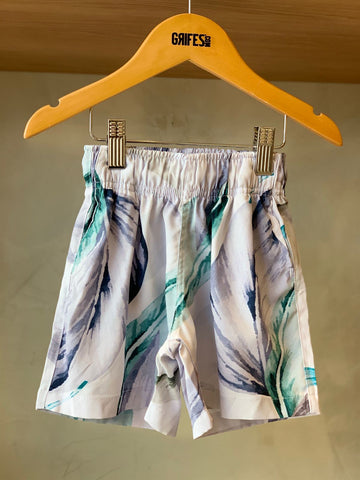 BERMUDA OGOCHI INF BOXER EST ESSENCIAL BRANCO 9756