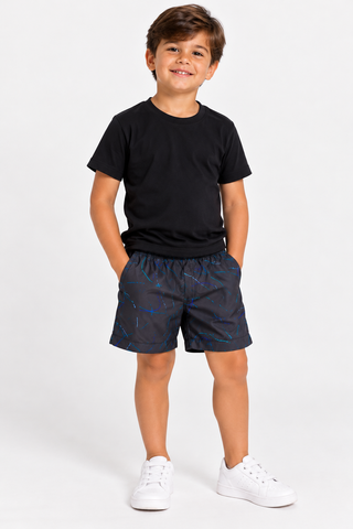 BERMUDA OGOCHI INF BOXER EST ESSENCIAL PRETO 9754