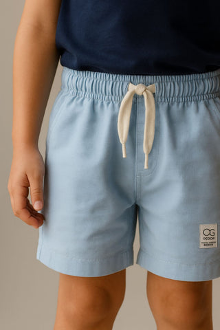 BERMUDA OGOCHI INF RESORT CASUAL CURTA AZUL CLARO 0118