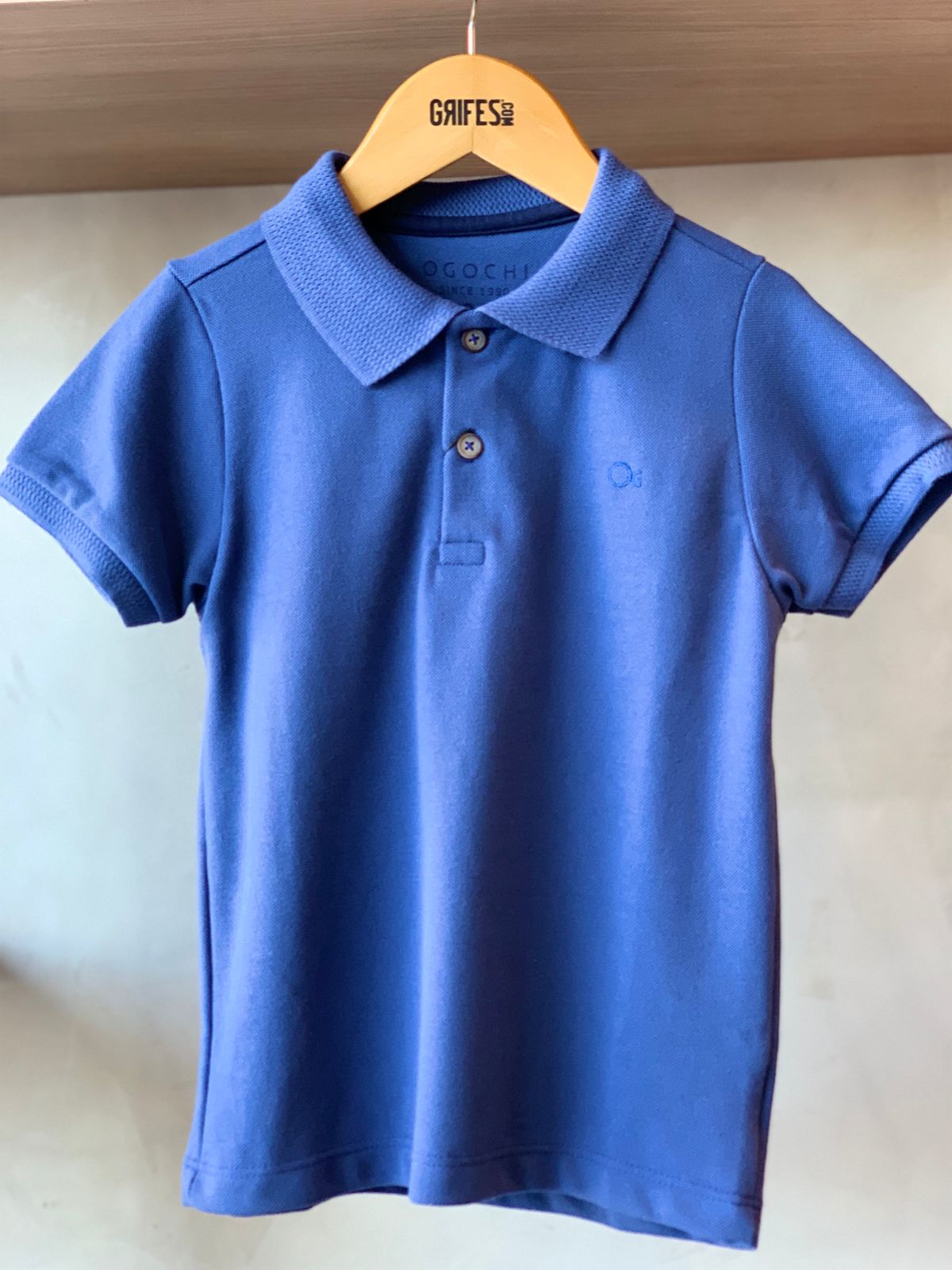 POLO OGOCHI INF MC ESSENCIAL SLIM AZUL PETROLEO 4030