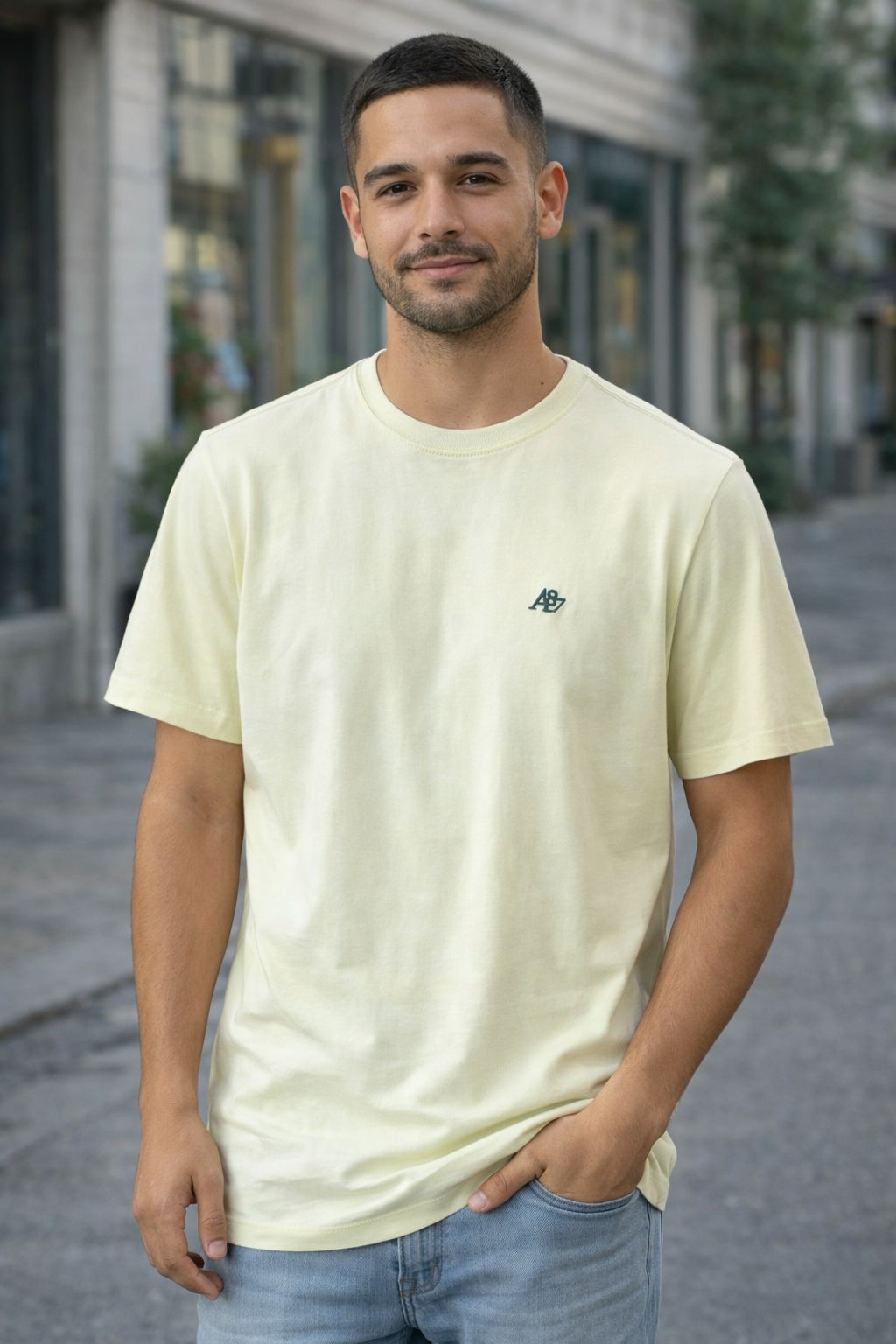 CAMISETA MAS MC A87 AEROPOSTALE VERDE CLARO