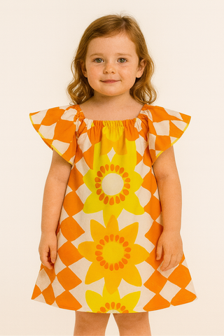 VESTIDO BARRADO HERMOSA FABULA BRANCO