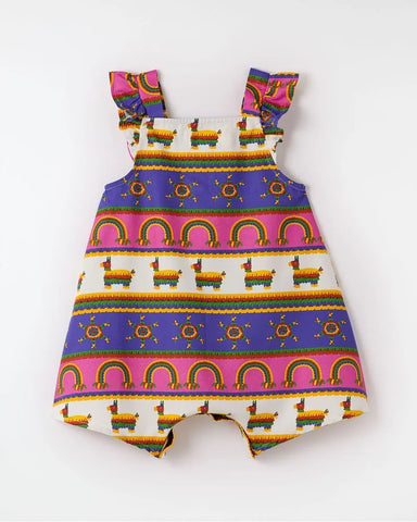 MACAQUINHO BEBE FEM FIESTA FABULA ESTAMPADO