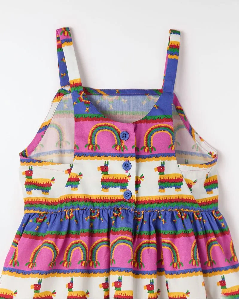 VESTIDO FEM FIESTA FABULA ESTAMPADO