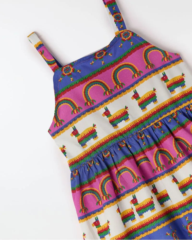 VESTIDO FEM FIESTA FABULA ESTAMPADO