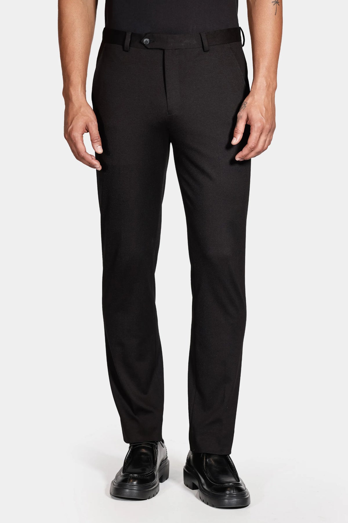 CALCA MAS ALFAIATARIA MALHA SUPER SLIM PRETO