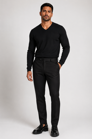CALCA MAS ALFAIATARIA MALHA SUPER SLIM PRETO