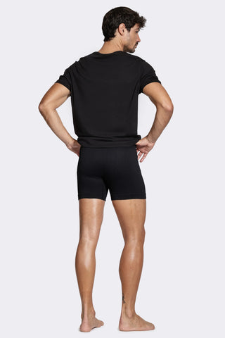 KIT 02 CUECAS BOXER SEM COSTURA ARAMIS PRETO