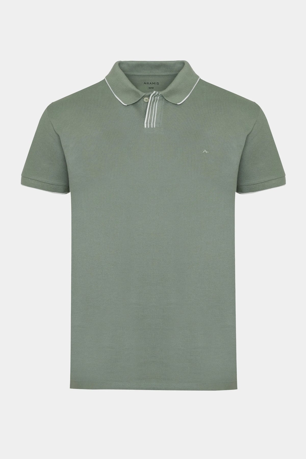 POLO MAS PIQUET DETALHE RETILINEA ARAMIS MENTA