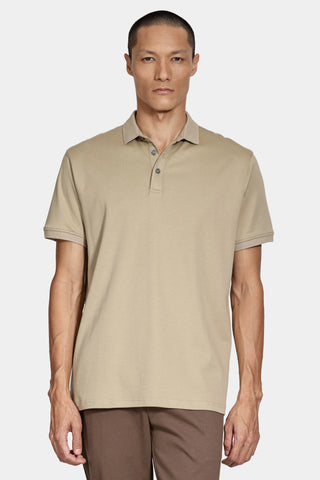 POLO TSHIRT MAS ARAMIS LIQUID COTTON CAQUI