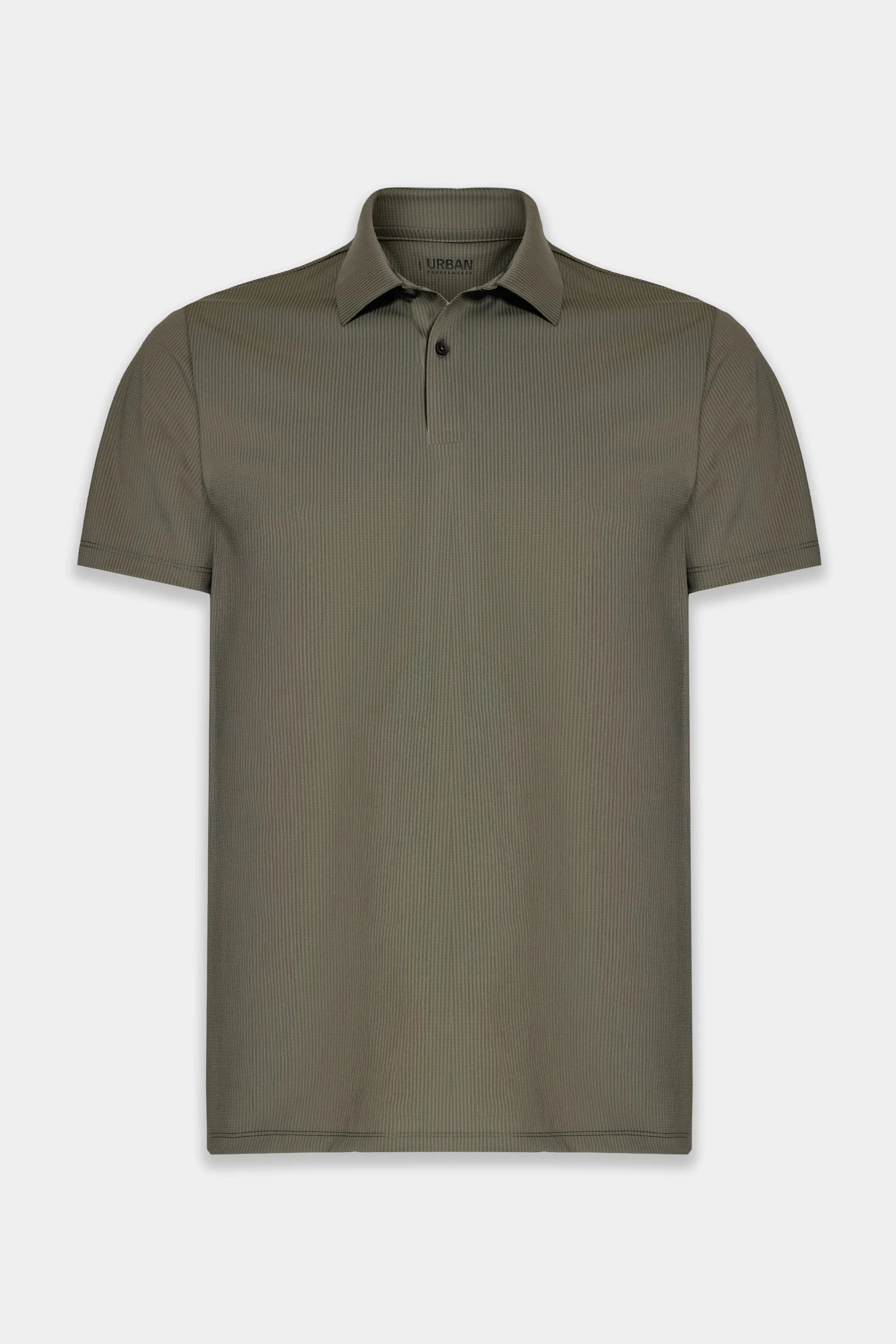 POLO MAS PIQUET DETALHE RETILINEA ARAMIS VERDE MILITAR