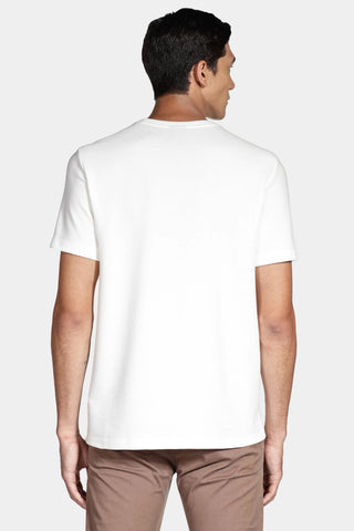 CAMISETA MAS MC ARAMIS EST GEOMETRICA OFF WHITE
