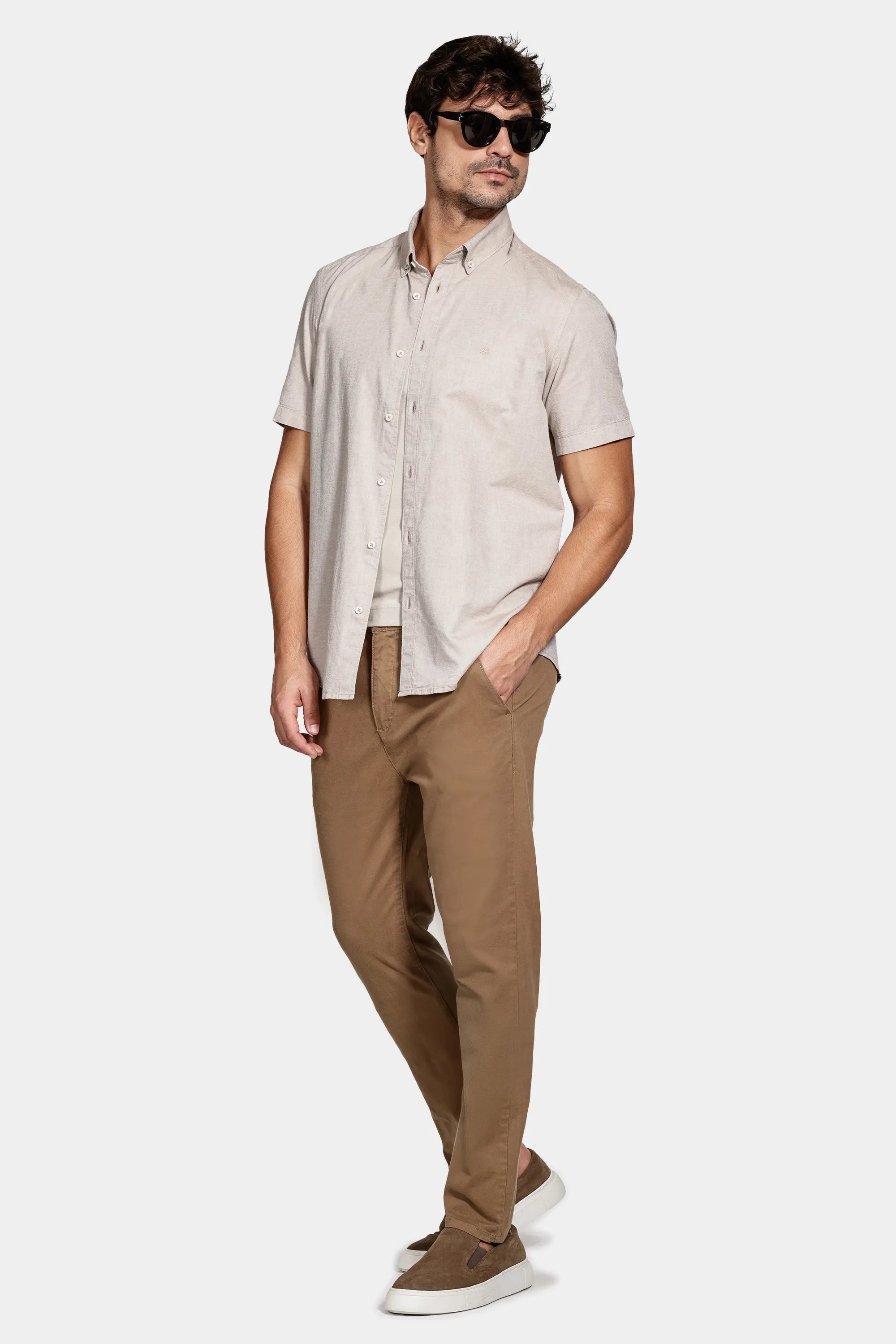 CAMISA MC ARAMIS BDOWN OXFORD COPAN CASTOR