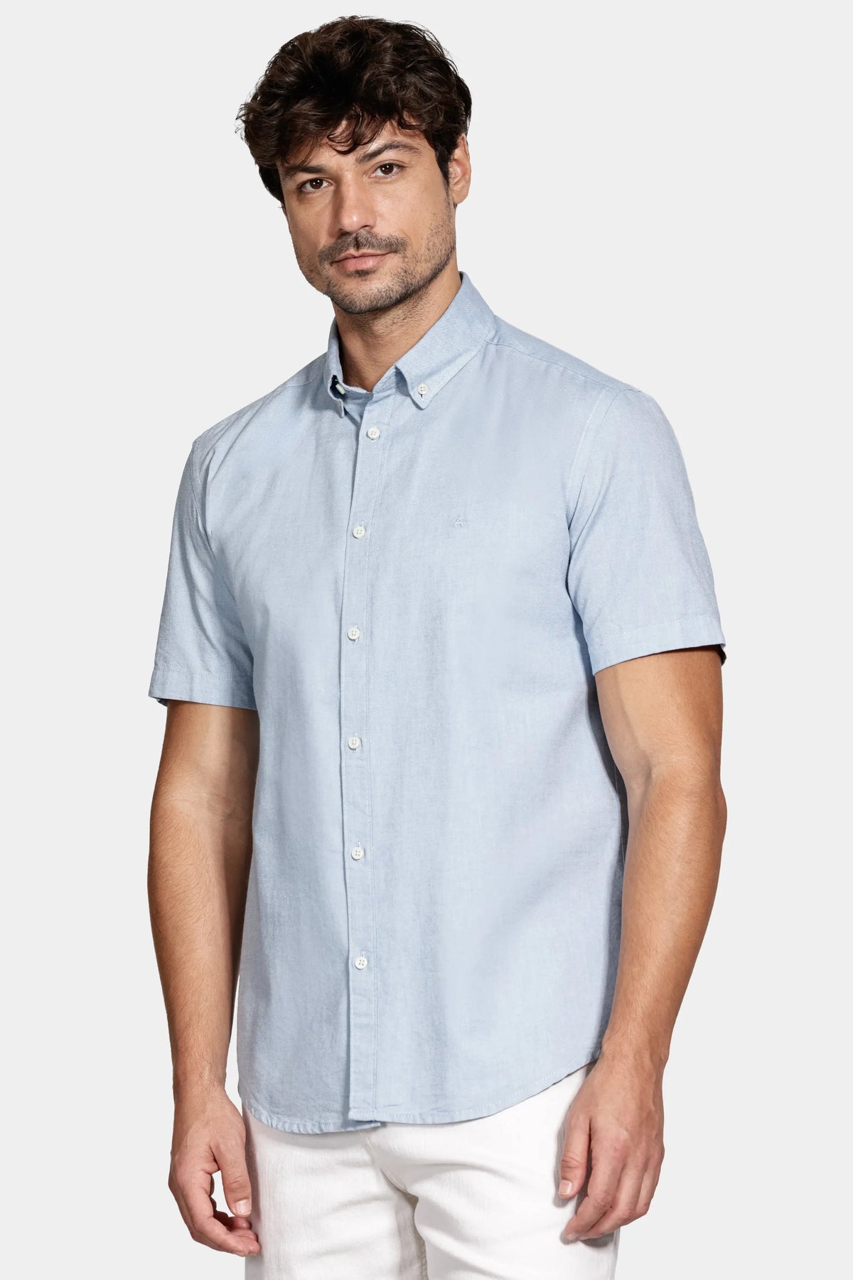 CAMISA MC ARAMIS BDOWN OXFORD COPAN AZUL