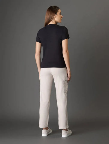 BLUSA CKJ FEM LOGO CKJ PRETO