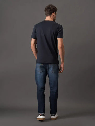 CAMISETA CKJ MAS MC ESSENTIALS MARINHO