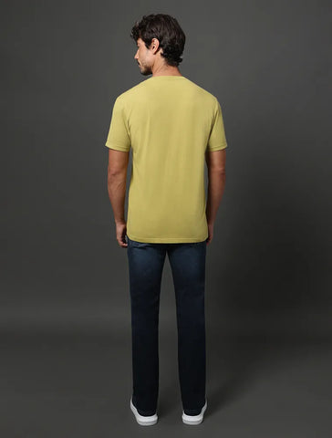 CAMISETA MAS MC CKJ LOGO BASICO PEITO VERDE PISTACHE