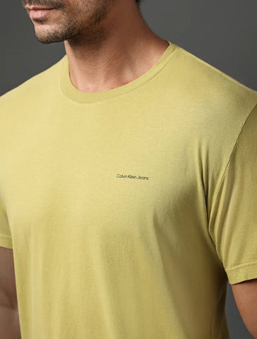 CAMISETA MAS MC CKJ LOGO BASICO PEITO VERDE PISTACHE