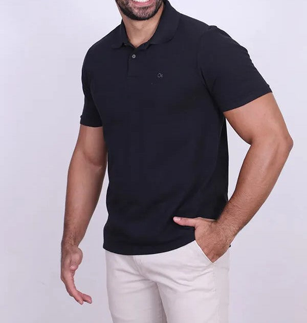 POLO MAS MC ESSENCIAL SLIM OGOCHI PRETO 4007