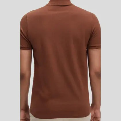 POLO MAS MC ESSENCIAL SLIM OGOCHI MARROM 1220