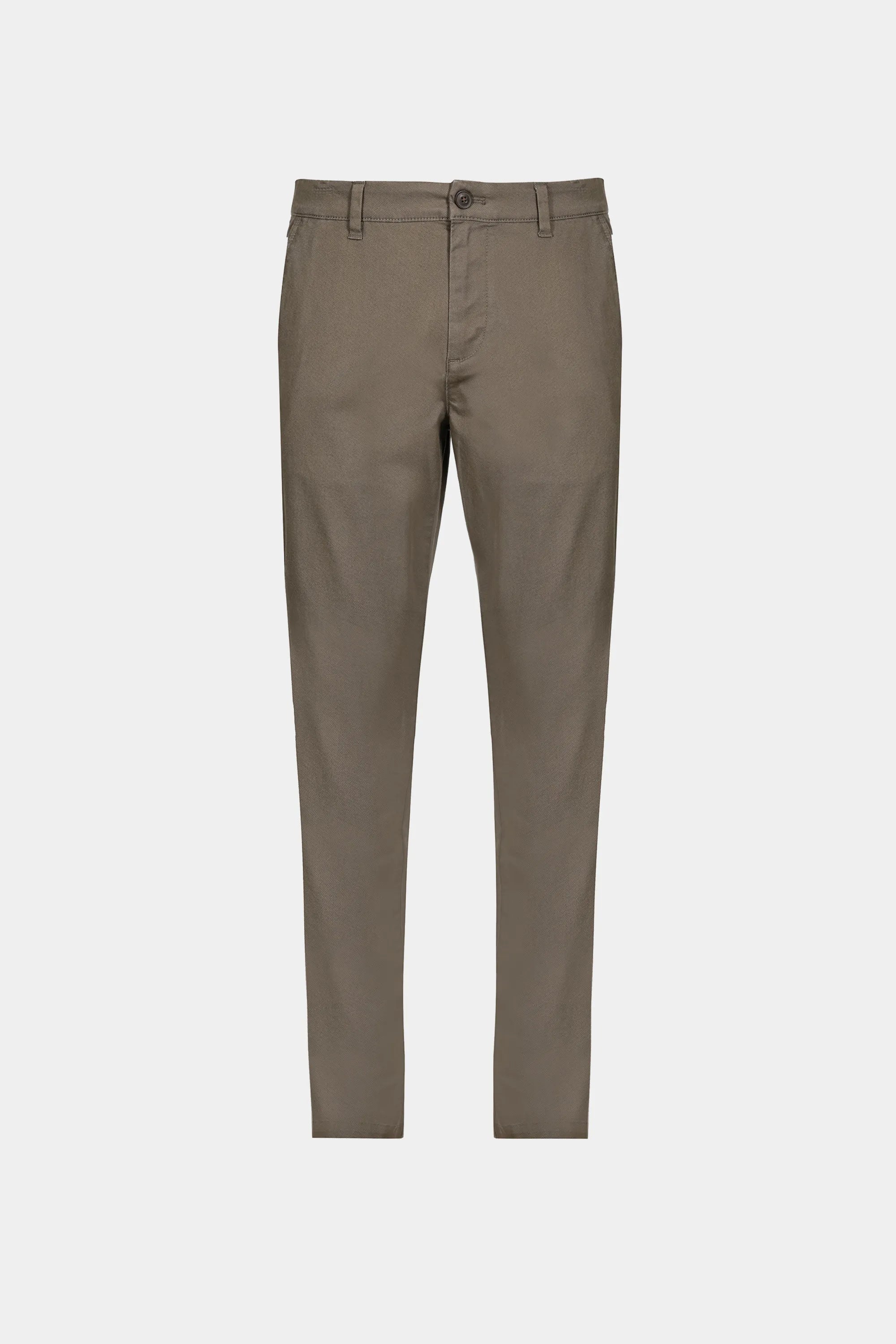 CALCA ARAMIS CHINO SLIM CLASSICA SARJA VERDE MILITAR