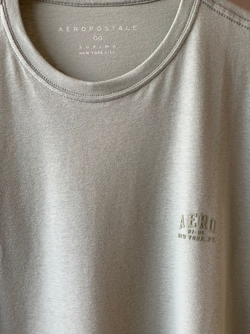 CAMISETA MAS MC SUPIMA AEROPOSTALE VERDE MEDIO