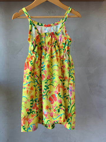VESTIDO FEM BASIQUINHO FUN ALPHABETO AMAREL