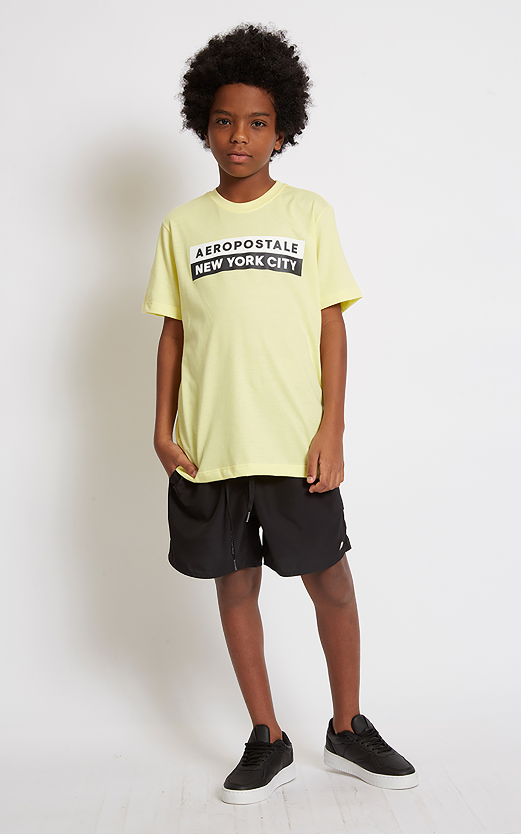CAMISETA MC MAS TEEN SILKADA AEROPOSTALE AMARELO