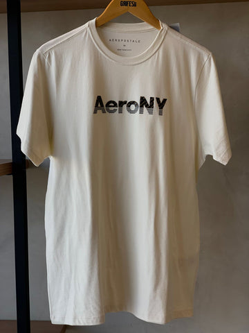 CAMISETA MAS MC SILKADA AEROPOSTALE CREME