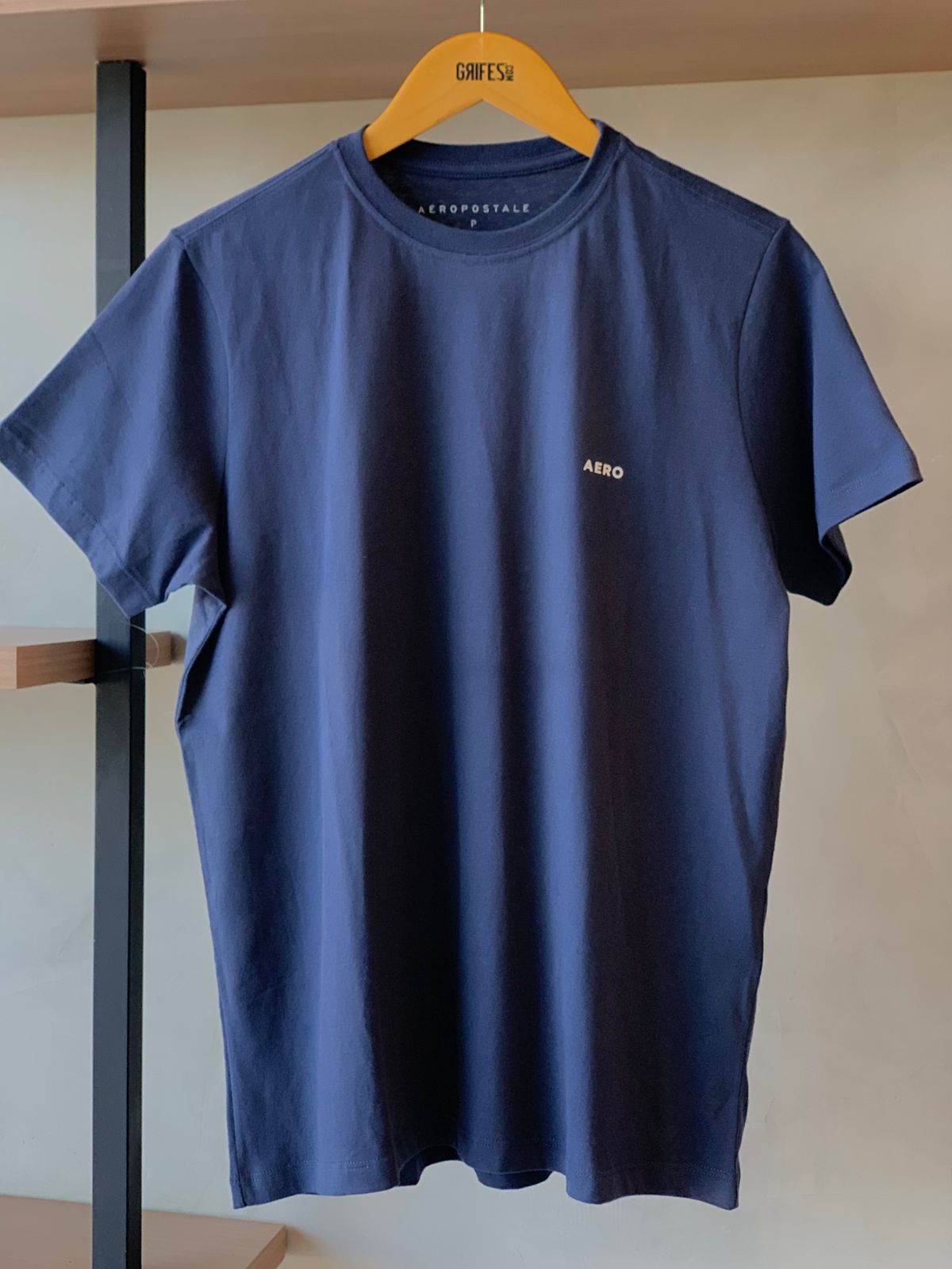 CAMISETA MASC MC SUPIMA AEROPOSTALE AZUL ROYAL