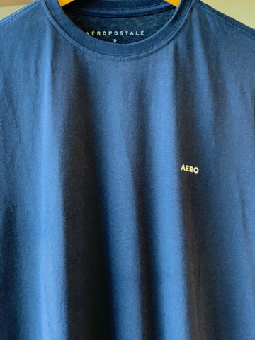 CAMISETA MASC MC SUPIMA AEROPOSTALE AZUL ROYAL