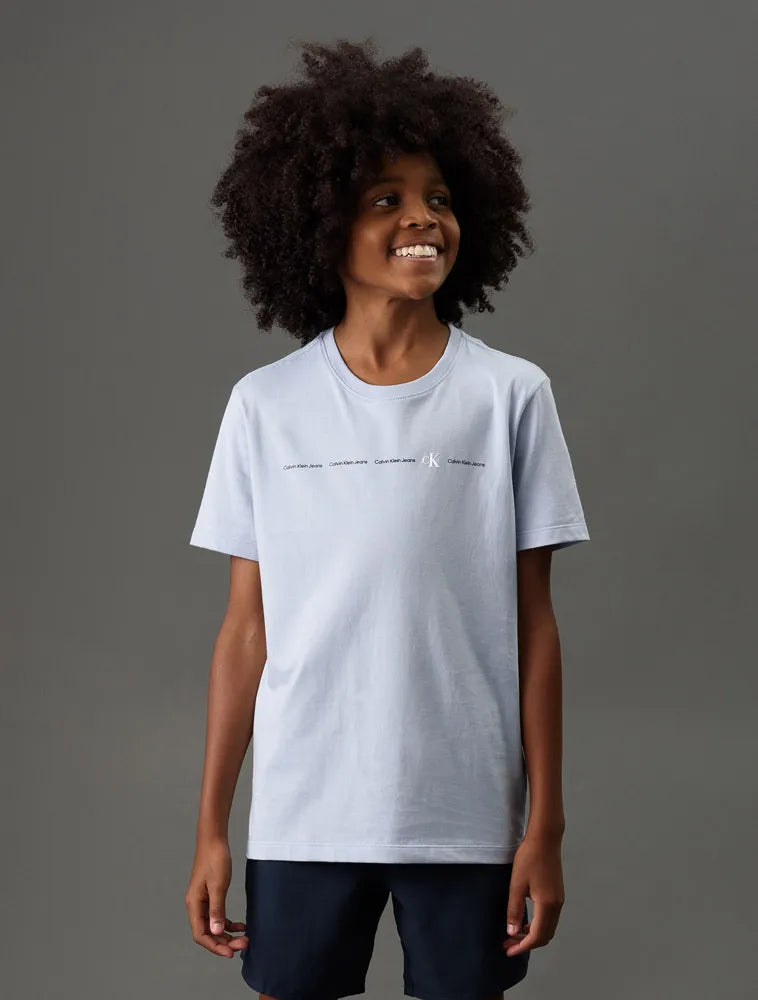 CAMISETA CKJ KIDS LOGO CALVIN KLEIN CK LAVANDA