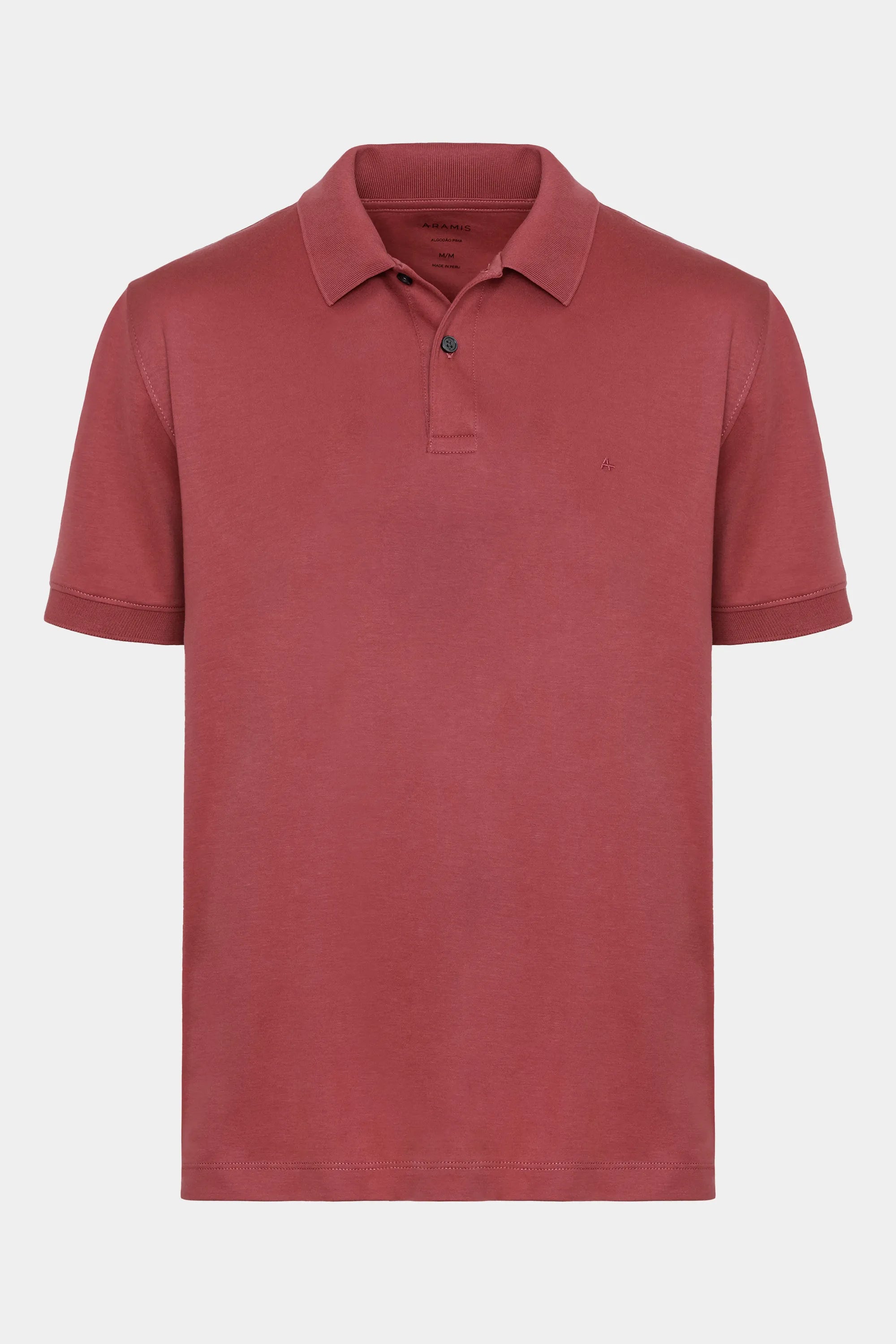POLO MAS PIMA INTERLOCK ARAMIS TERRACOTA