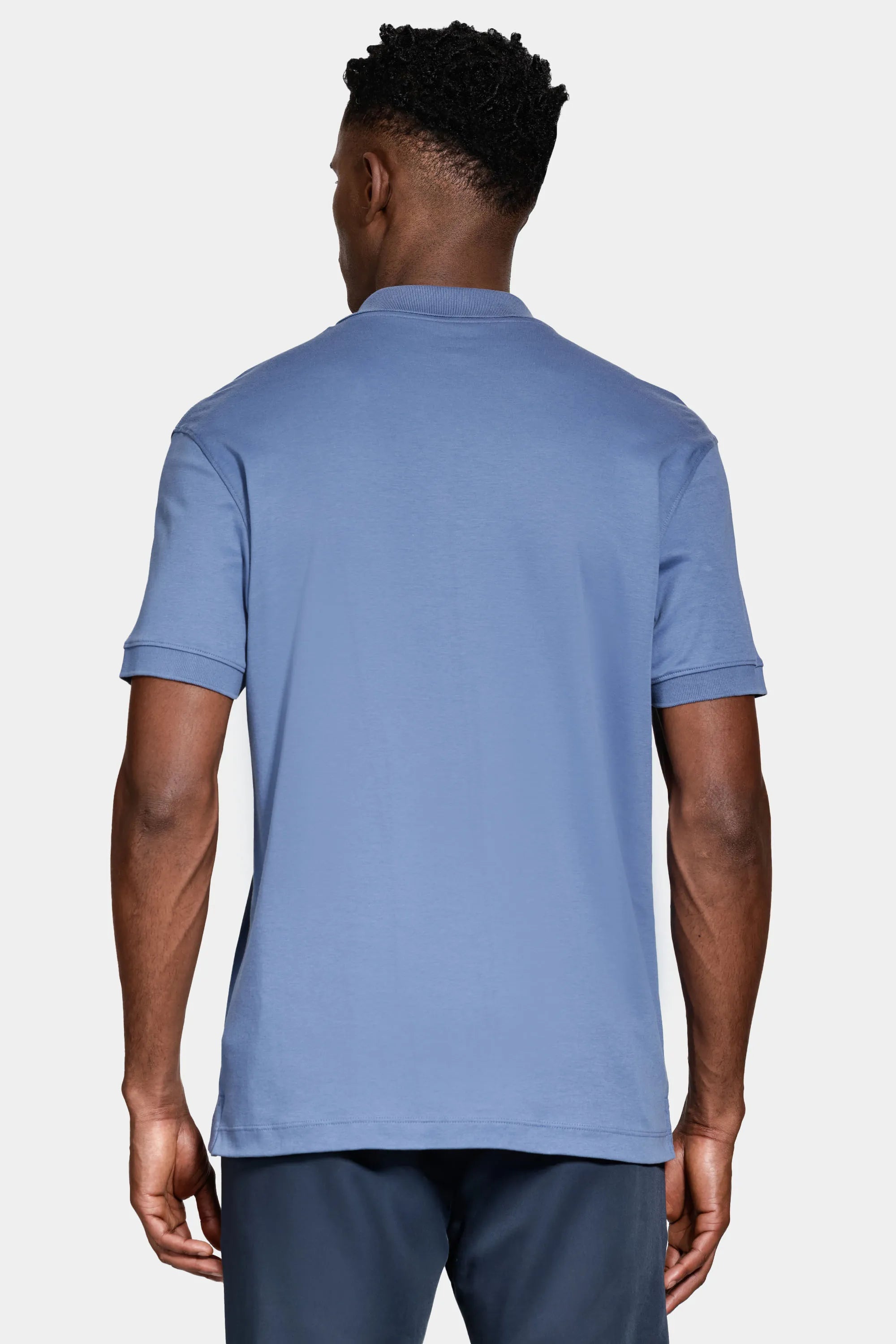 POLO MAS PIMA INTERLOCK ARAMIS ATLANTICO