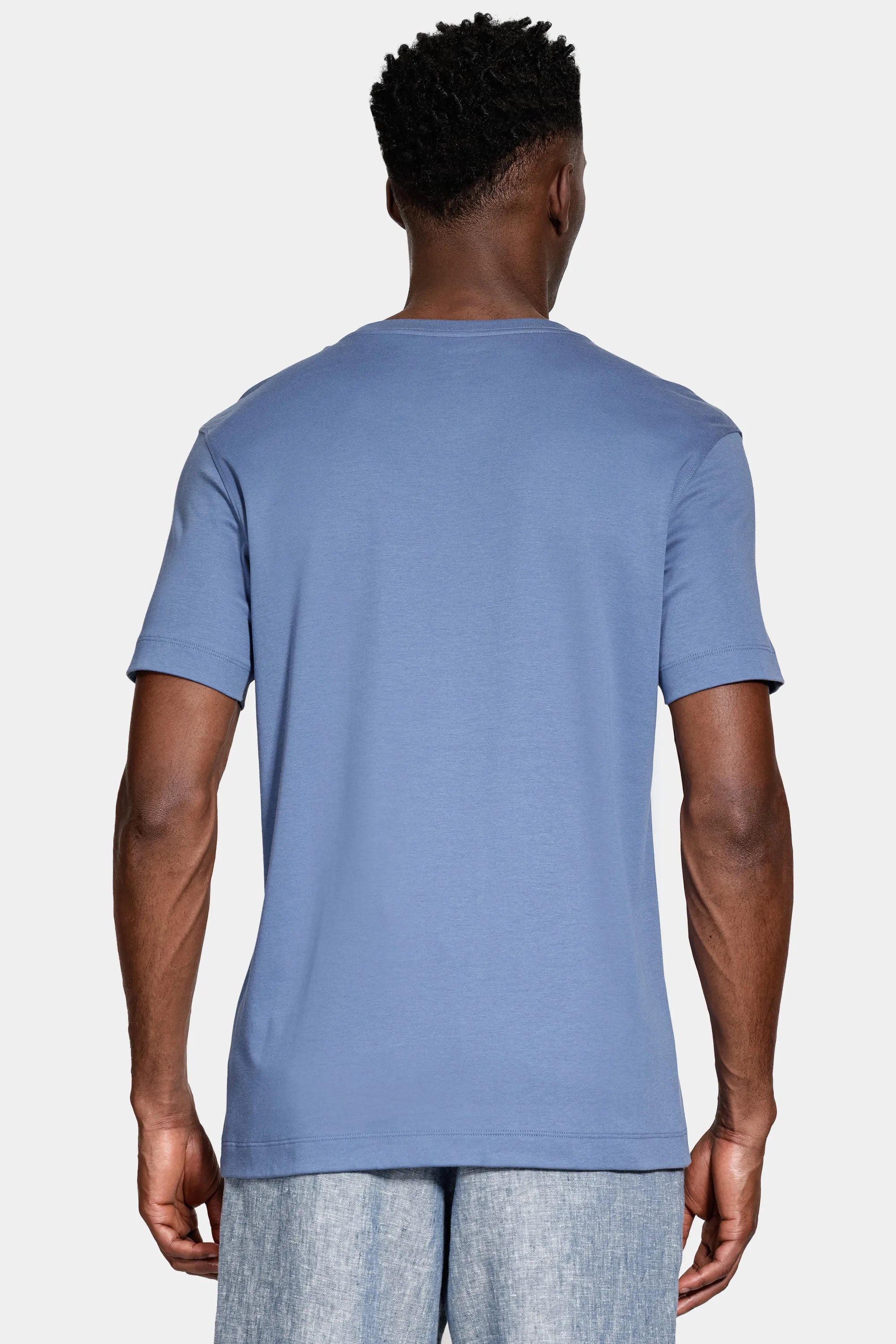 CAMISETA MAS ARAMIS INTERLOCK PIMA ATLANTICO