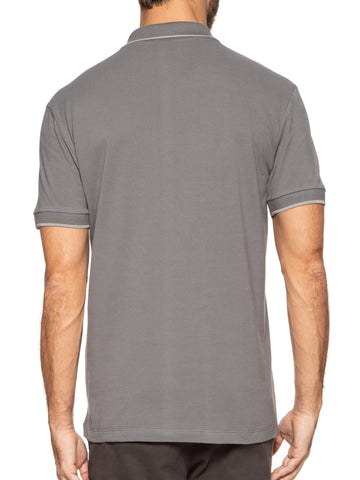 POLO MAS MC CLASSIC 1 FRISO ARAMIS QUARTZO/CINZA CLARO